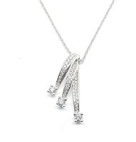 Halskette Recarlo Dame Eternity in Weißgold Diamante 0.44 Ct P02TC679 - P02TC679